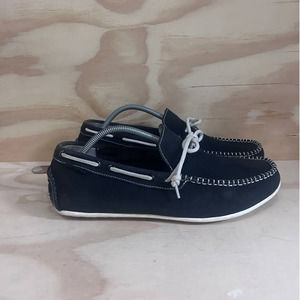 Cole Haan -Grand LTE Driving Moc -Boat Shoes - Black/White - Men's - 12 - C13447